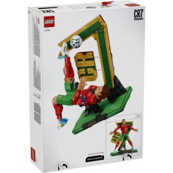 LEGO Editions 43016 Cristiano Ronaldo – Leggenda del Calcio, Action Figure Giocattolo 3D da Esposizione, Regalo Bambini 12+