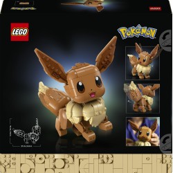 LEGO Pokémon 72151 Eevee, Kit Modellismo per Adulti dall'Anime, con Parti Snodabili, Decorazione Fai da Te, Regalo per Gamer