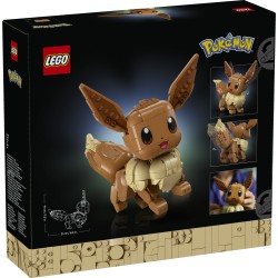 LEGO Pokémon 72151 Eevee, Kit Modellismo per Adulti dall'Anime, con Parti Snodabili, Decorazione Fai da Te, Regalo per Gamer