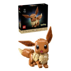 LEGO Pokémon 72151 Eevee, Kit Modellismo per Adulti dall'Anime, con Parti Snodabili, Decorazione Fai da Te, Regalo per Gamer