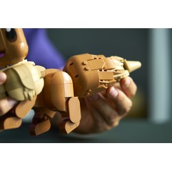 LEGO Pokémon 72151 Eevee, Kit Modellismo per Adulti dall'Anime, con Parti Snodabili, Decorazione Fai da Te, Regalo per Gamer