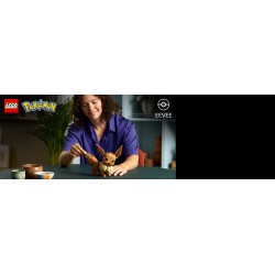 LEGO Pokémon 72151 Eevee, Kit Modellismo per Adulti dall'Anime, con Parti Snodabili, Decorazione Fai da Te, Regalo per Gamer