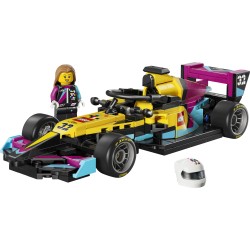 LEGO Speed Champions 77258 Auto da Corsa LEGO F1 ACADEMY, Giocattolo con Minifigure Formula 1, Regalo per Bambine e Bambini 10+