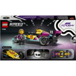 LEGO Speed Champions 77258 Auto da Corsa LEGO F1 ACADEMY, Giocattolo con Minifigure Formula 1, Regalo per Bambine e Bambini 10+