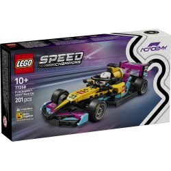 LEGO Speed Champions 77258 Auto da Corsa LEGO F1 ACADEMY, Giocattolo con Minifigure Formula 1, Regalo per Bambine e Bambini 10+