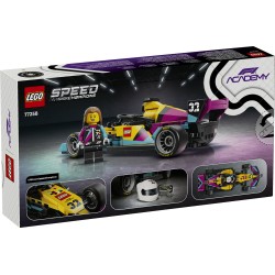 LEGO Speed Champions 77258 Auto da Corsa LEGO F1 ACADEMY, Giocattolo con Minifigure Formula 1, Regalo per Bambine e Bambini 10+