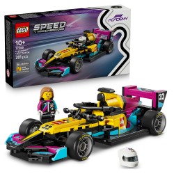 LEGO Speed Champions 77258 Auto da Corsa LEGO F1 ACADEMY, Giocattolo con Minifigure Formula 1, Regalo per Bambine e Bambini 10+