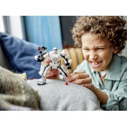 LEGO Star Wars 75370 Mech di Stormtrooper, Action Figure Snodabile da Costruire con Cabina per Minifigure e Grande Blaster