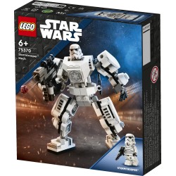 LEGO Star Wars 75370 Mech di Stormtrooper, Action Figure Snodabile da Costruire con Cabina per Minifigure e Grande Blaster