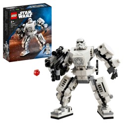 LEGO Star Wars 75370 Mech di Stormtrooper, Action Figure Snodabile da Costruire con Cabina per Minifigure e Grande Blaster