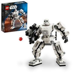 LEGO Star Wars 75370 Mech di Stormtrooper, Action Figure Snodabile da Costruire con Cabina per Minifigure e Grande Blaster