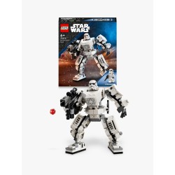 LEGO Star Wars 75370 Mech di Stormtrooper, Action Figure Snodabile da Costruire con Cabina per Minifigure e Grande Blaster