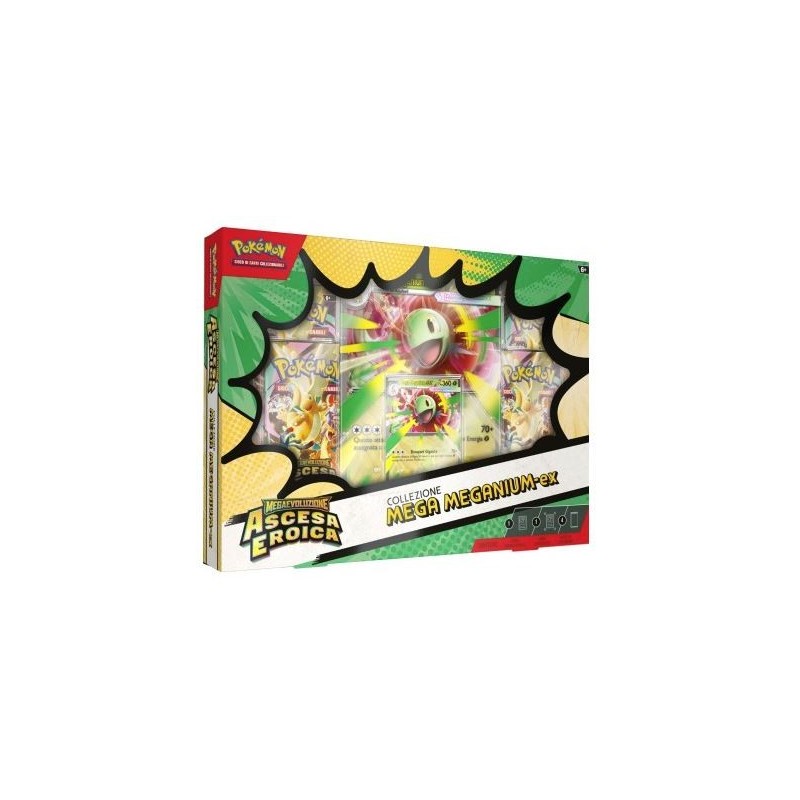 Pokemon - Megaevoluzione: Ascesa Eroica - Collezione Mega Meganium ex (ITA)