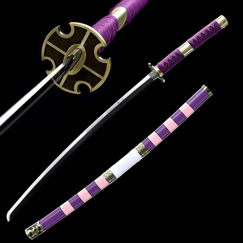Katana non affilata in Metallo -  Replica One Piece Nidai Kitetsu - SH664/2.55