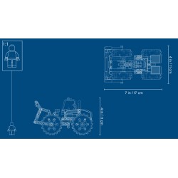 LEGO Technic Ruspa compattatrice - 42071 - Usato con scatola ed istruzioni