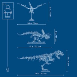 LEGO Ideas 21320 Fossili di dinosauro