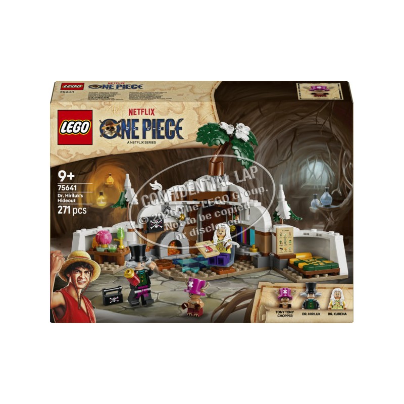 LEGO ONE PIECE 75641 Il Nascondiglio del Dottor Hillk