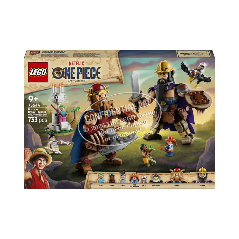 LEGO ONE PIECE 75644 Dori Contro Brogi – Giganti di Little Garden