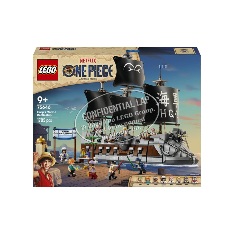 LEGO ONE PIECE 75646 La Nave da Guerra di Garp