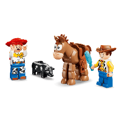 LEGO | Disney Pixar 43304 Il Ranch dei Cavalli di Blaze, Giocattolo con 2 Minifigure, 4 Animali, Regalo per Bambini da 4 Anni