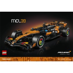 LEGO Technic 42228 Auto McLaren MCL39 F1, Kit Modellismo per Adulti da Collezione, Regalo per Fan di Corse e di Motorsport