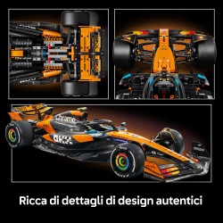 LEGO Technic 42228 Auto McLaren MCL39 F1, Kit Modellismo per Adulti da Collezione, Regalo per Fan di Corse e di Motorsport