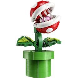 LEGO Super Mario 71426 Pianta Piranha, Personaggio Snodabile con Tubo e 2 Monete, Kit Modellismo per Adulti, Idea Regalo