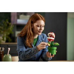 LEGO Super Mario 71426 Pianta Piranha, Personaggio Snodabile con Tubo e 2 Monete, Kit Modellismo per Adulti, Idea Regalo