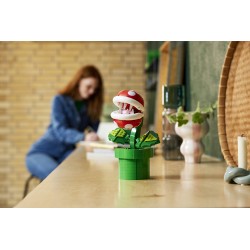LEGO Super Mario 71426 Pianta Piranha, Personaggio Snodabile con Tubo e 2 Monete, Kit Modellismo per Adulti, Idea Regalo