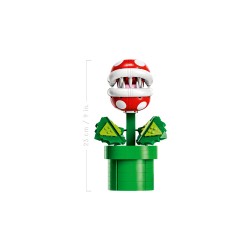 LEGO Super Mario 71426 Pianta Piranha, Personaggio Snodabile con Tubo e 2 Monete, Kit Modellismo per Adulti, Idea Regalo