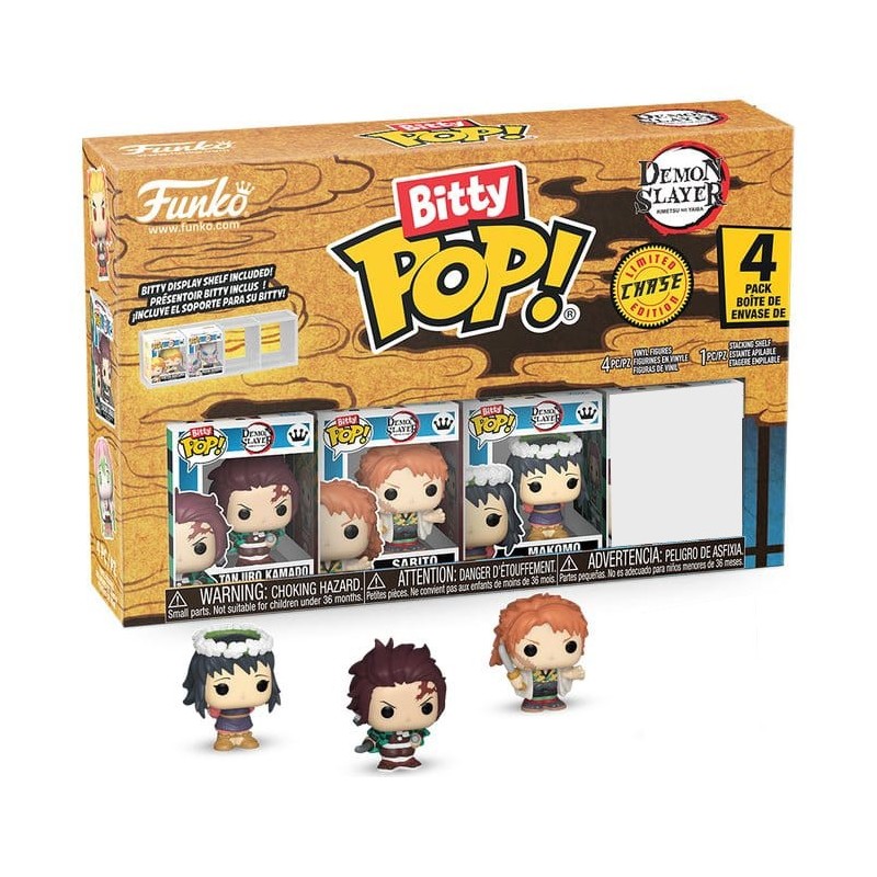 Bitty Pop! - Demon Slayer- Tanjiro Kamado - 4 pack
