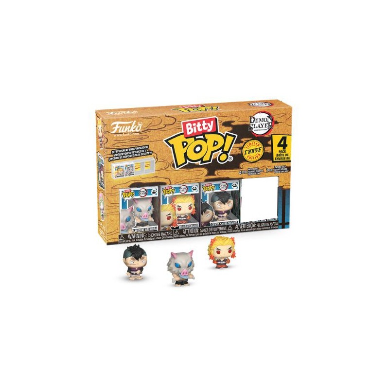 Bitty Pop! - Demon Slayer- Inosuke - 4 pack