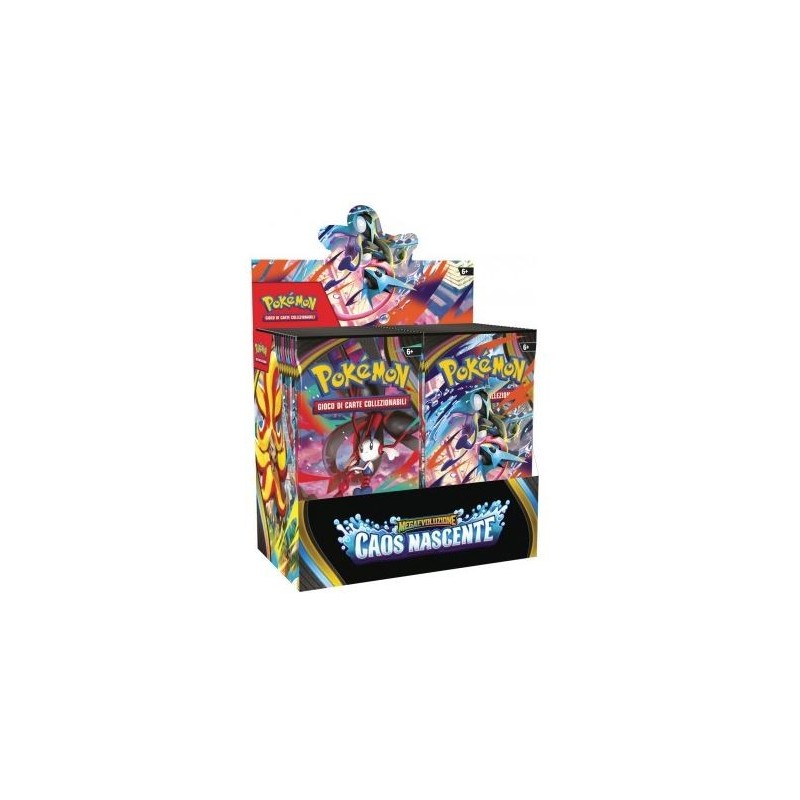 Pokemon - Megaevoluzione - Caos Nascente - Box 36 bustine da 10 carte (ITA)
