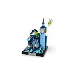 LEGO Disney 43232 Volo su Londra di Peter Pan e Wendy, Diorama con Big Ben Fosforescente, Regalo Adolescenti, Donne e Uomini