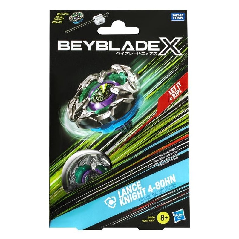 Hasbro - Beyblade X - Starter Pack - Lance Knight 4-80HN