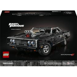 LEGO Technic 42231 Auto Dodge Charger R/T Fast and Furious, Kit Modellismo per Adulti STEM da Collezione, Regalo Nostalgico