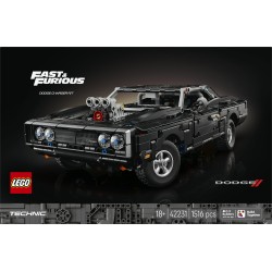LEGO Technic 42231 Auto Dodge Charger R/T Fast and Furious, Kit Modellismo per Adulti STEM da Collezione, Regalo Nostalgico