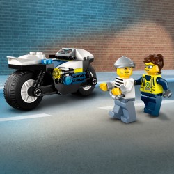 LEGO City 60455 Inseguimento della Moto della Polizia, con Motocicletta Giocattolo e 2 Minifigure, Regalo per Bambini da 4+