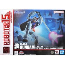 Bandai Robot Spirit - A.N.I.M.E. Version . Gundam RX-78 --2 15th Anniversary