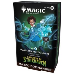 Wizards Of The Coast - Magic The Gathering - Secrets Of Strixhaven - Commander Decks - Quandrix Senza Limiti - ITA