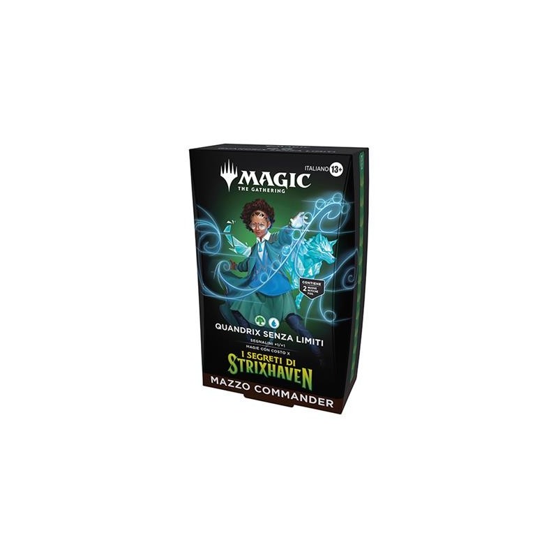 Wizards Of The Coast - Magic The Gathering - Secrets Of Strixhaven - Commander Decks - Quandrix Senza Limiti - ITA