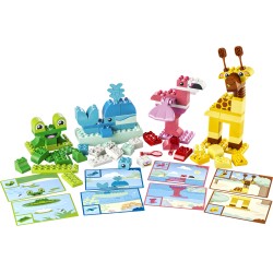 LEGO DUPLO 10472 Gioco di Costruzione degli Animali, Giochi Didattici per la Classificazione dei Colori, Regalo Bambini da 3+