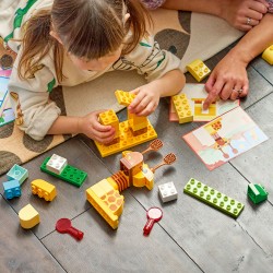 LEGO DUPLO 10472 Gioco di Costruzione degli Animali, Giochi Didattici per la Classificazione dei Colori, Regalo Bambini da 3+
