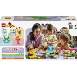 LEGO DUPLO 10472 Gioco di Costruzione degli Animali, Giochi Didattici per la Classificazione dei Colori, Regalo Bambini da 3+