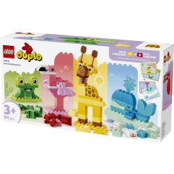 LEGO DUPLO 10472 Gioco di Costruzione degli Animali, Giochi Didattici per la Classificazione dei Colori, Regalo Bambini da 3+