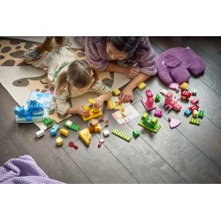 LEGO DUPLO 10472 Gioco di Costruzione degli Animali, Giochi Didattici per la Classificazione dei Colori, Regalo Bambini da 3+