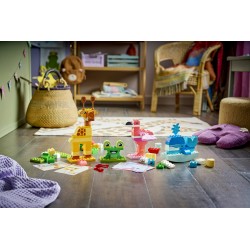 LEGO DUPLO 10472 Gioco di Costruzione degli Animali, Giochi Didattici per la Classificazione dei Colori, Regalo Bambini da 3+