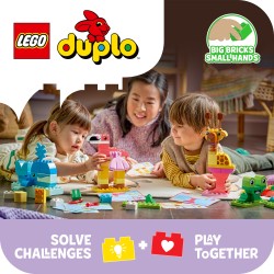 LEGO DUPLO 10472 Gioco di Costruzione degli Animali, Giochi Didattici per la Classificazione dei Colori, Regalo Bambini da 3+