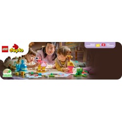 LEGO DUPLO 10472 Gioco di Costruzione degli Animali, Giochi Didattici per la Classificazione dei Colori, Regalo Bambini da 3+