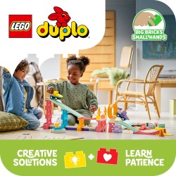LEGO DUPLO 10478 Rampe Creative 3 in 1 con Veicoli, Giochi Didattici per la Motricità Fine con 2 Auto, Regalo per Bambini 3+